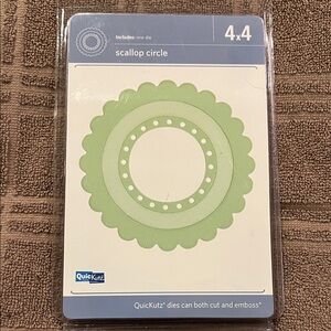 New QuicKutz Scallop Circle Die - Lifestyle Crafts